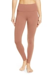 Alo Yoga Airbrush High Waist Leggings In Chestnut