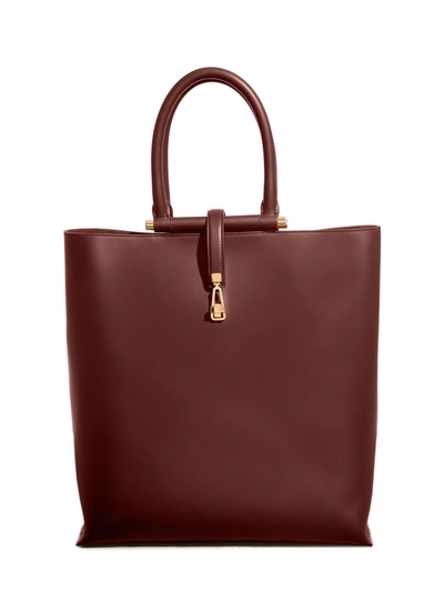 Gabriela Hearst 'vevers' Leather Tote Bag In Brown