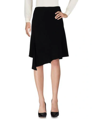 Givenchy Knee Length Skirt In Black