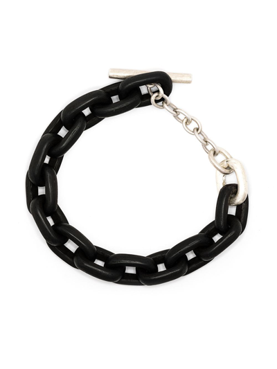 Parts Of Four Chunky Chain Bracelet In Black