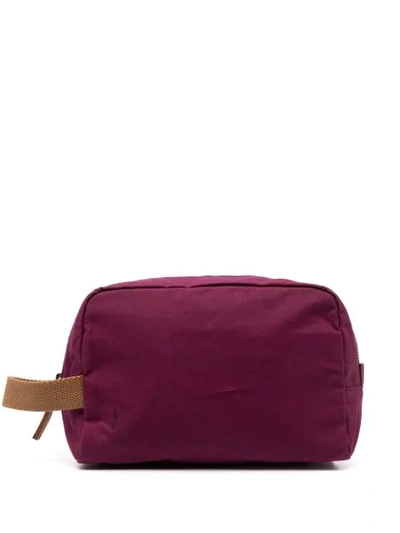 Ally Capellino Zipped Wash Bag In Purple