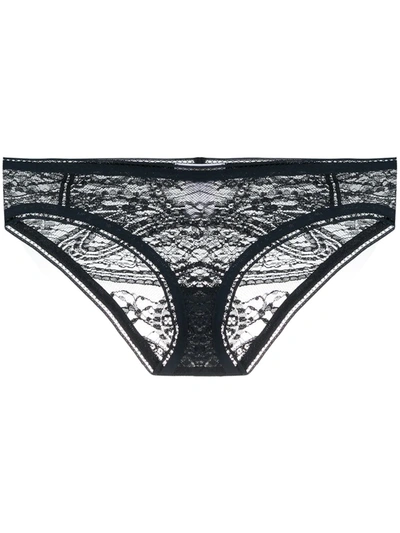 Eres Cithare Lace Briefs In Blue