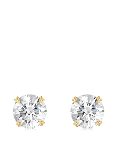 Pragnell 18kt Yellow Gold Diamond Windsor Stud Earrings