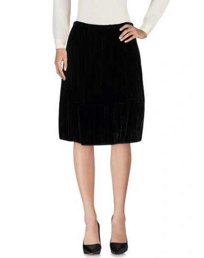 Givenchy Knee Length Skirts In Black