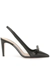 Red Valentino Sandie Pumps In Black