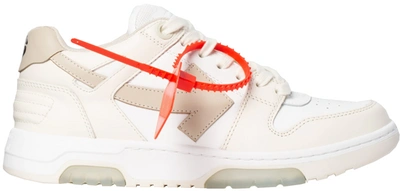 Pre-owned Off-white Ooo Low Out Of Office White Beige (women's) In White/beige