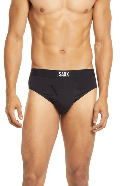 Saxx Ultra Solid Briefs In Black