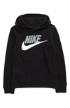 Nike Kids' Club Logo Hoodie In Black