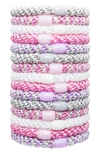 L Erickson Grab & Go 15-pack Braided Ponytail Holders In Princess