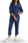 Alex Mill Stretch Cotton Jumpsuit In Dark Navy