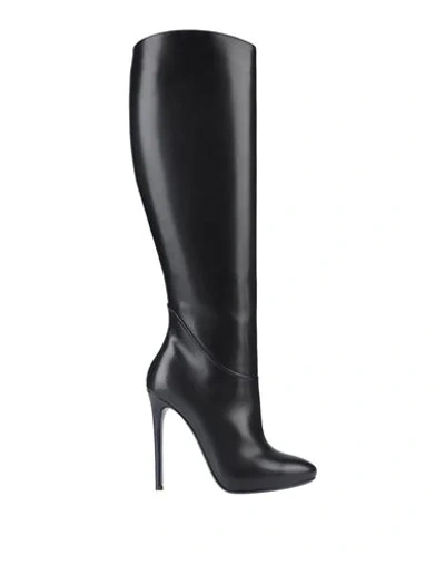 Ermanno Scervino Knee Boots In Black