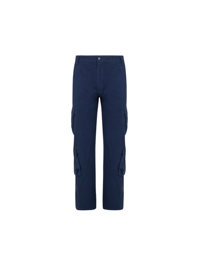 Kenzo Men's Blue Cotton Jeans