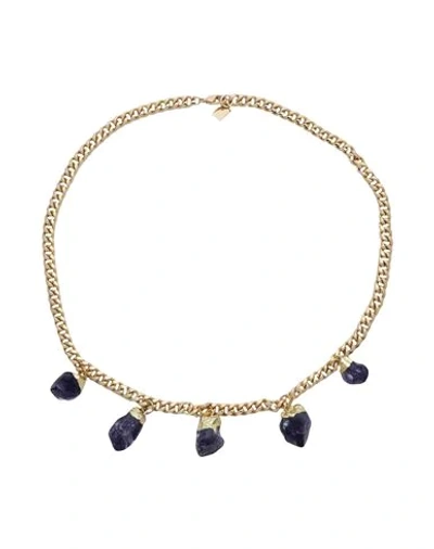Crystal Haze Necklaces In Purple