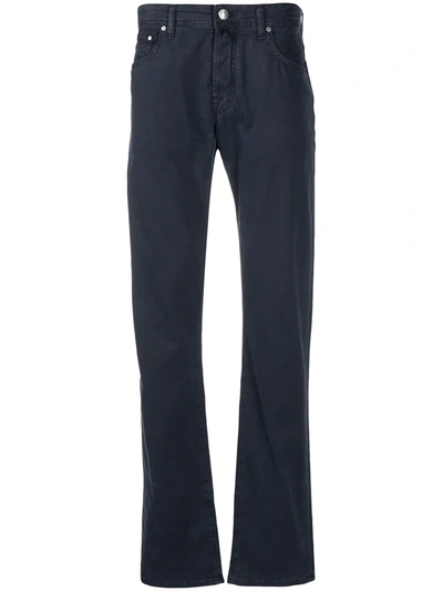 Jacob Cohen Straight-leg Trousers In Blue