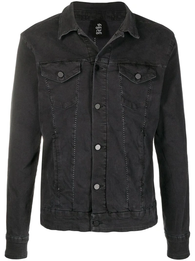 Thom Krom Stitch-detail Denim Jacket In Black