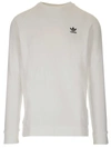 Adidas Originals Adidas Men's Originals Loungewear Trefoil Essentials Crewneck Sweatshirt In White