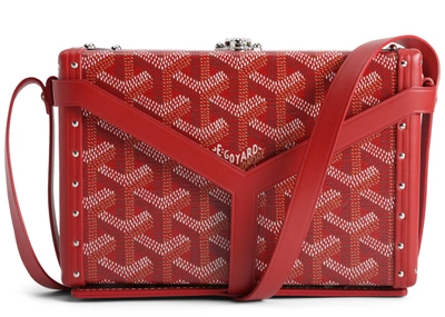 Pre-owned Goyard Minaudiere Ine Red