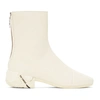 Raf Simons Off-white Solaris Boots In Ivory