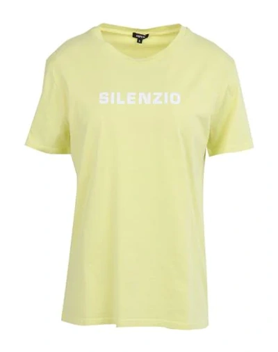 Aspesi T-shirts In Light Yellow