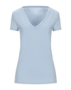 Majestic T-shirts In Sky Blue