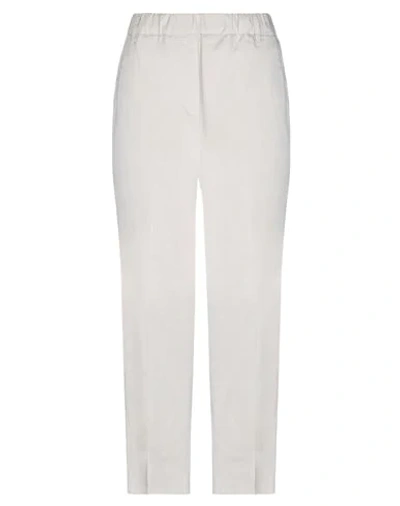 Alysi Casual Pants In Light Grey