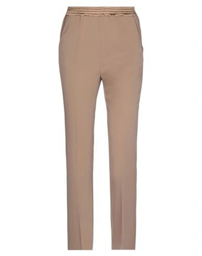 Via Masini 80 Pants In Beige