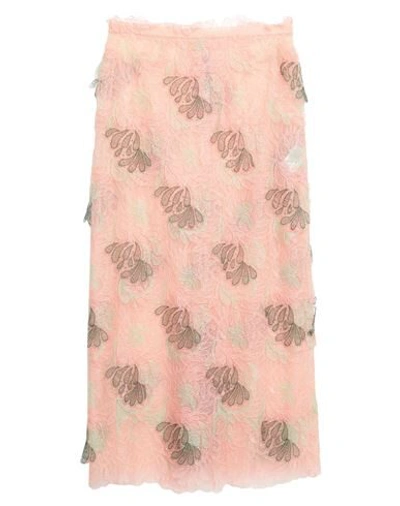 Ermanno Scervino Midi Skirts In Pink