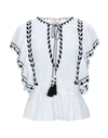 Pin Up Stars Blouses In White