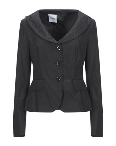Moschino Cheap And Chic Suit Jackets In Black