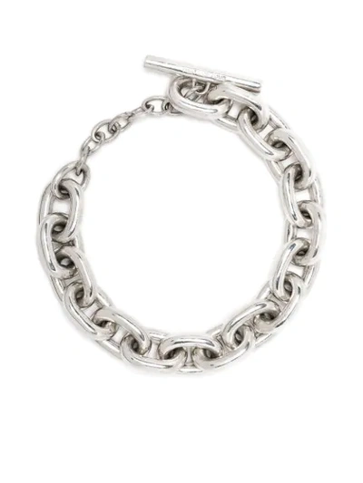 Parts Of Four Toggle Chain Bracelet In Silver