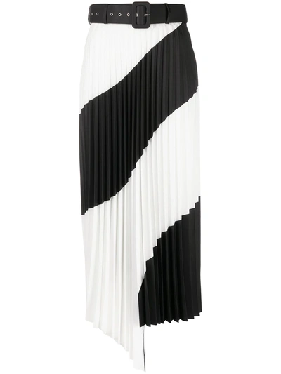 Off-white Spiral Skirt In Black