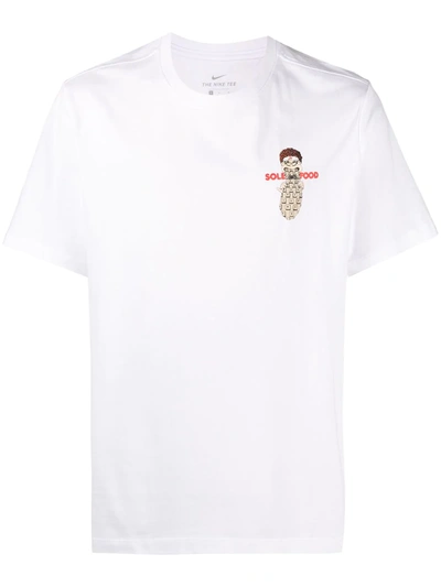 Nike Sole Food Graphic Print T-shirt In White