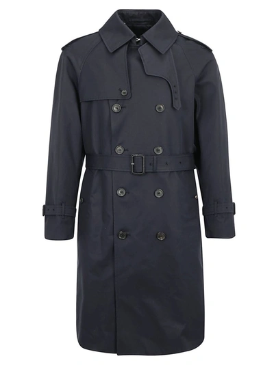 Mackintosh Burberry Trench Coat In Blue
