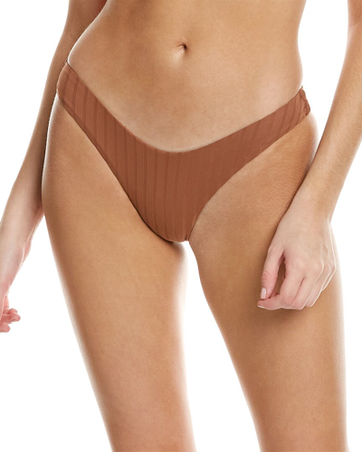 Melissa Odabash Vienna Cheeky Bikini Bottom In Brown