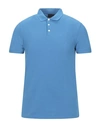 Emporio Armani Polo Shirt In Azure