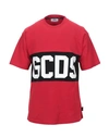 Gcds T-shirts In Red