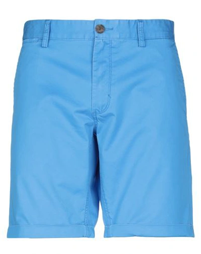 Sun 68 Man Shorts & Bermuda Shorts Azure Size 31 Cotton, Elastane In Blue