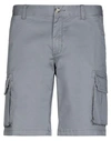 Sun 68 Man Shorts & Bermuda Shorts Light Grey Size 30 Cotton, Elastane