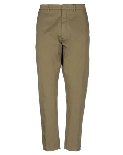 Pence Casual Pants In Military Green