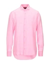 Mc2 Saint Barth Linen Shirt In Pink