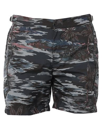 Coach Swim Trunks In Dark Blue