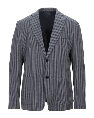 Alessandro Dell'acqua Suit Jackets In Dark Blue