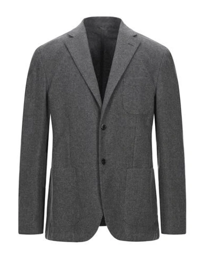 Lubiam Suit Jackets In Grey