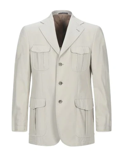 Lubiam Suit Jackets In White