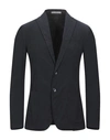 Cc Collection Corneliani Suit Jackets In Dark Blue
