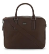 Ted Baker Caracal Leather Briefcase In Tan