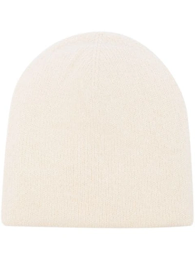 Lauren Manoogian White Double Crown Alpaca Merino Beanie Hat