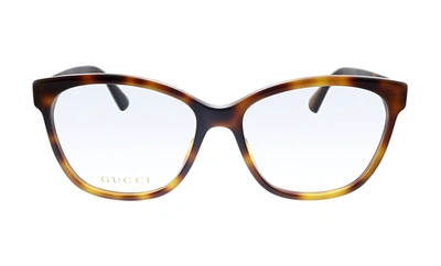 Gucci Gg 0421o 002 Square Eyeglasses In Demo