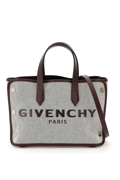 Givenchy Bond Mini Tote Bag In Beige,purple