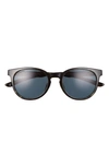 Smith Eastbank 52mm Chromapop(tm) Polarized Round Sunglasses In Camo Tortoise/polarized Black